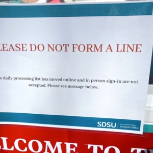 Photo of SDSU Passport Office