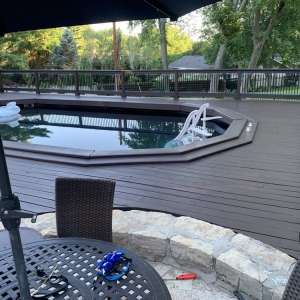 Photo of PickNix Deck and Fence Staining