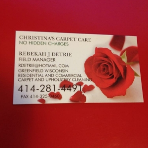 Milwaukee Christina's Carpet Care