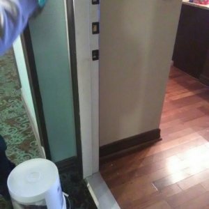 Photo of Thin Line Door Installation and Adjustments