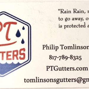 Photo of Philip Tomlinson's Gutters