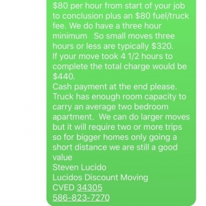 Photo of Lucido's Discount Moving & Delivery Services