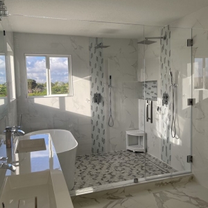 Photo of RF Showerdoor Glass and Mirror