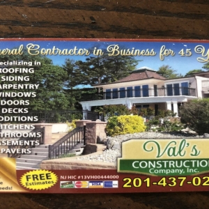 Photo of Val's Construction Company