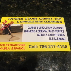 Photo of Patrick & Sons Carpet Tile & Upholstery Cleaning