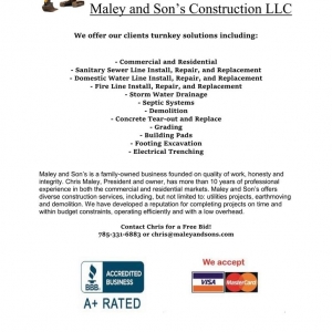 Baldwin City Maley & Sons Construction