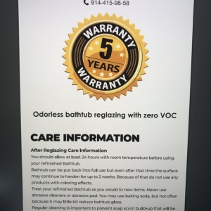 Photo of Odorless Bathtub Reglazing