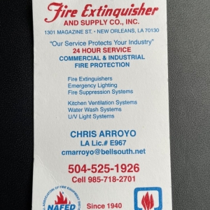 New Orleans Fire Extinguisher & Supply