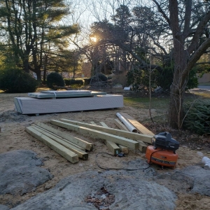 Photo of silver star construction