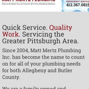 Photo of Matt Mertz Plumbing