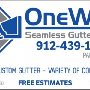 Kingsland OneWay Seamless Gutters