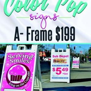 Photo of Color Pop Signs