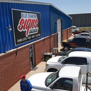 Photo of Blue Diamond Signs