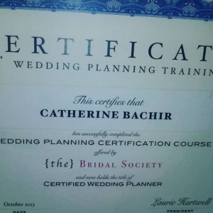 Photo of Catherine Bachir Minister and Wedding Planner