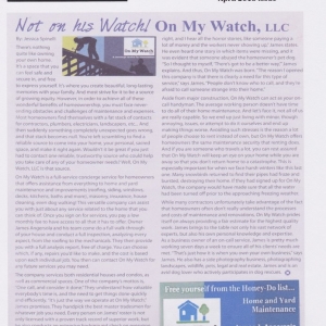 Photo of On My Watch