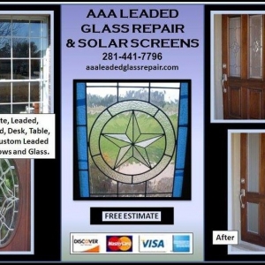 Photo of AAA Leaded Glass Repair & Solar Screens