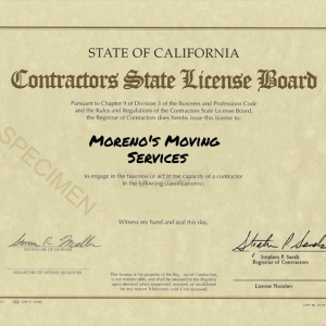 Photo of Moreno's Moving Services