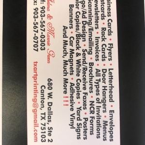 Photo of Art Printing of Texas