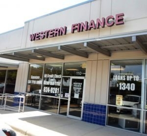 San Antonio Western Finance