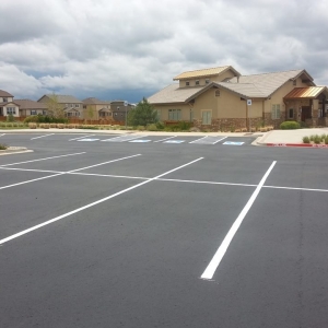 Photo of Mountain Lot Striping