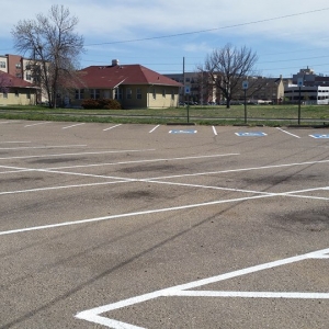 Photo of Mountain Lot Striping