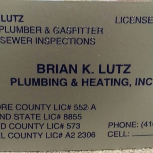 Middle River Lutz Brian K Plumbing and Heating