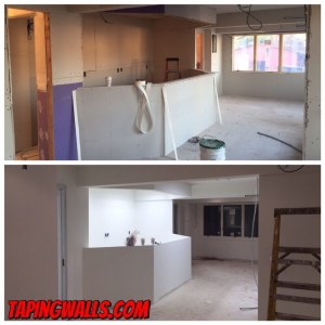 Photo of Taping Walls