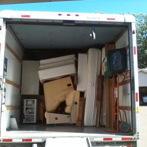 Photo of Little Lady & a Man Moving