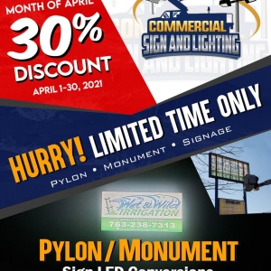 Photo of Commercial Sign and Lighting