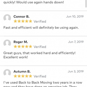 Photo of Back to Back Moving