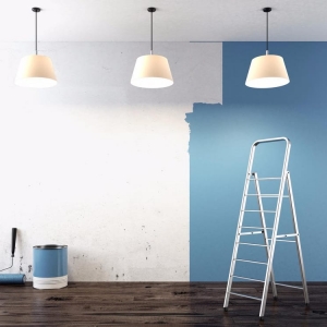 Photo of Blue Line Painting