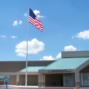 Photo of Airborne Flag & Flagpole