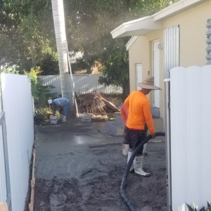 Photo of Lion Finiched Stamped Concrete