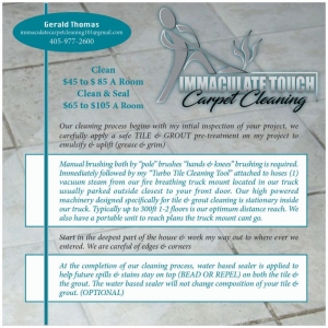 Photo of Immaculate Carpet Cleaning Service