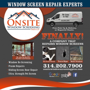 Photo of Onsite Home Window Screening Pros