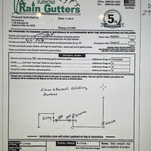Photo of Rancho Rain Gutters