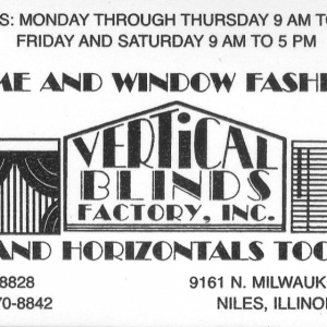 Photo of Vertical Blinds Factory