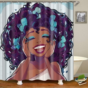 Sacramento Melenated Love Shower Curtains