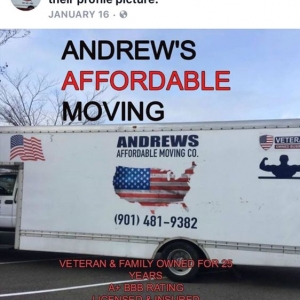 Photo of Andrew's Affordable Moving