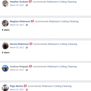 Photo of Robinson's Ceiling Cleaning