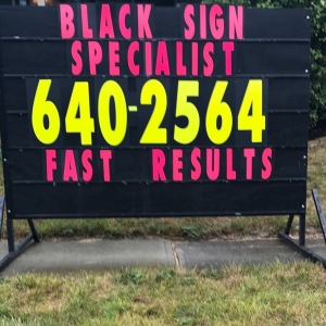 Greenwood Black Sign Specialist
