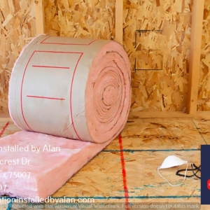 Photo of Insulation Installed by Alan