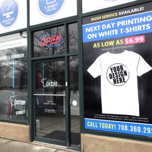 Chicago Orbit Imprints Custom T-Shirts