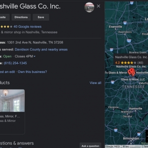 Nashville Nashville Glass Company