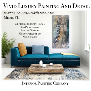 Photo of Vivid Luxury Painting and Detail