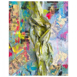 Photo of Vivid Luxury Painting and Detail