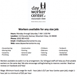 Photo of Day Worker Center of Mountain View