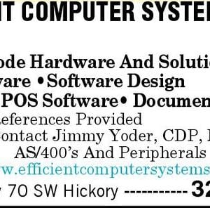 Photo of Efficient Computer Systems