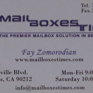Photo of Mail Boxes Times