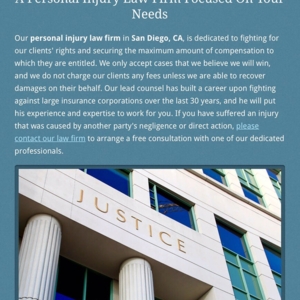 Photo of San Diego Injury Lawyer